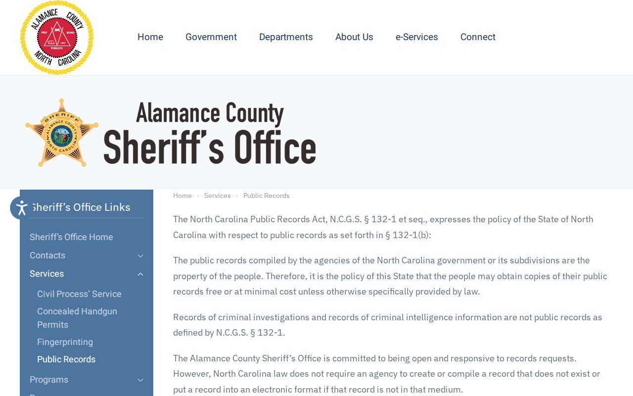 Burlington residents directory Alamance public records request route