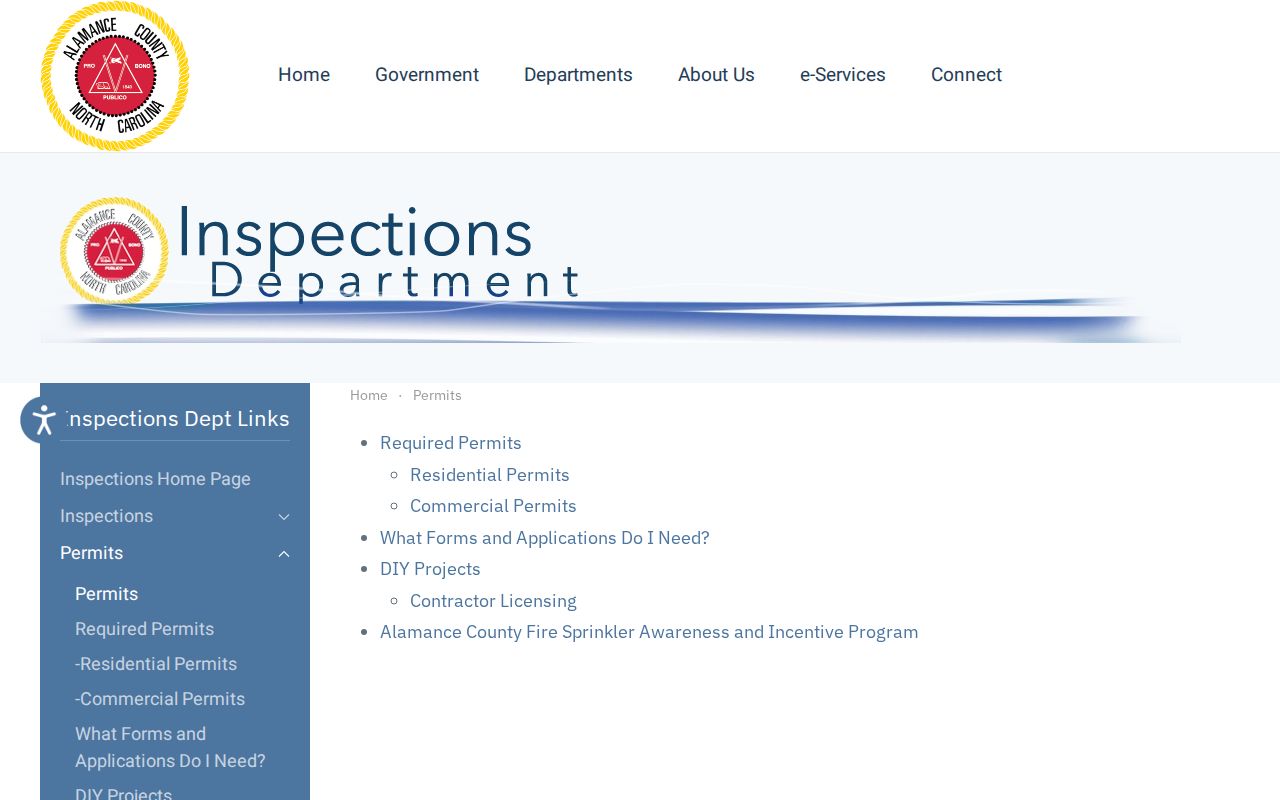 Burlington resident lookup using Alamance County public permit records