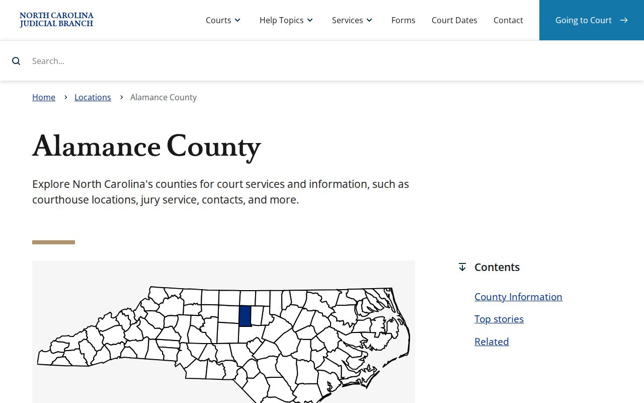 Burlington resident lookup with Alamance County court information