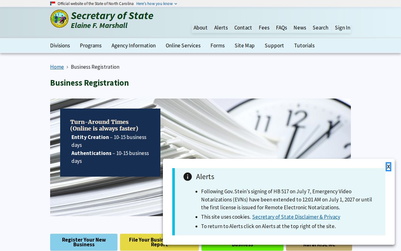 Burlington resident lookup supported by North Carolina business registration records
