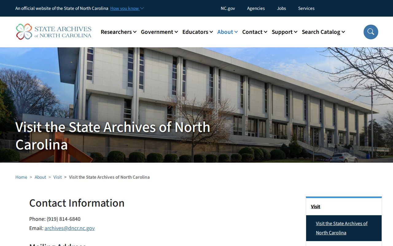 Burlington city directory research supported by North Carolina State Archives access