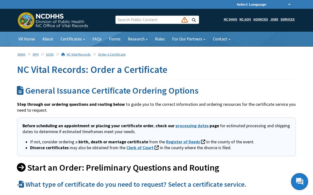 Burlington residents directory North Carolina vital records ordering page